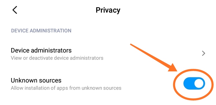 How to Enable Unknown Sources